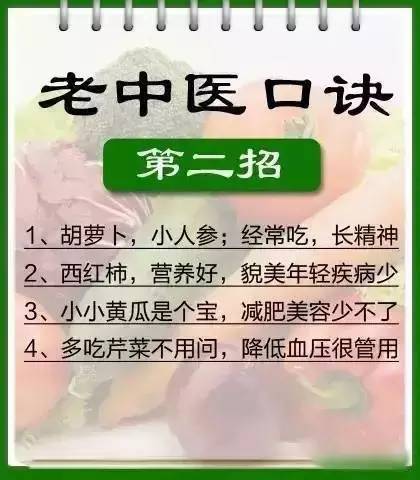 老中医的八大口诀，一定要背下来！健康长寿不生病