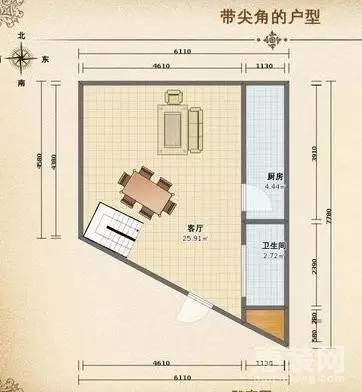 户型风水禁忌 ——5大“坑爹”户型千万别买！