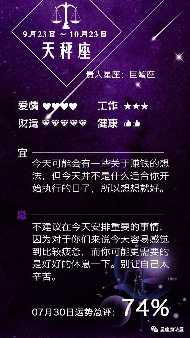 07.30星座运势 | 金星六合天王，一大波桃花袭来！