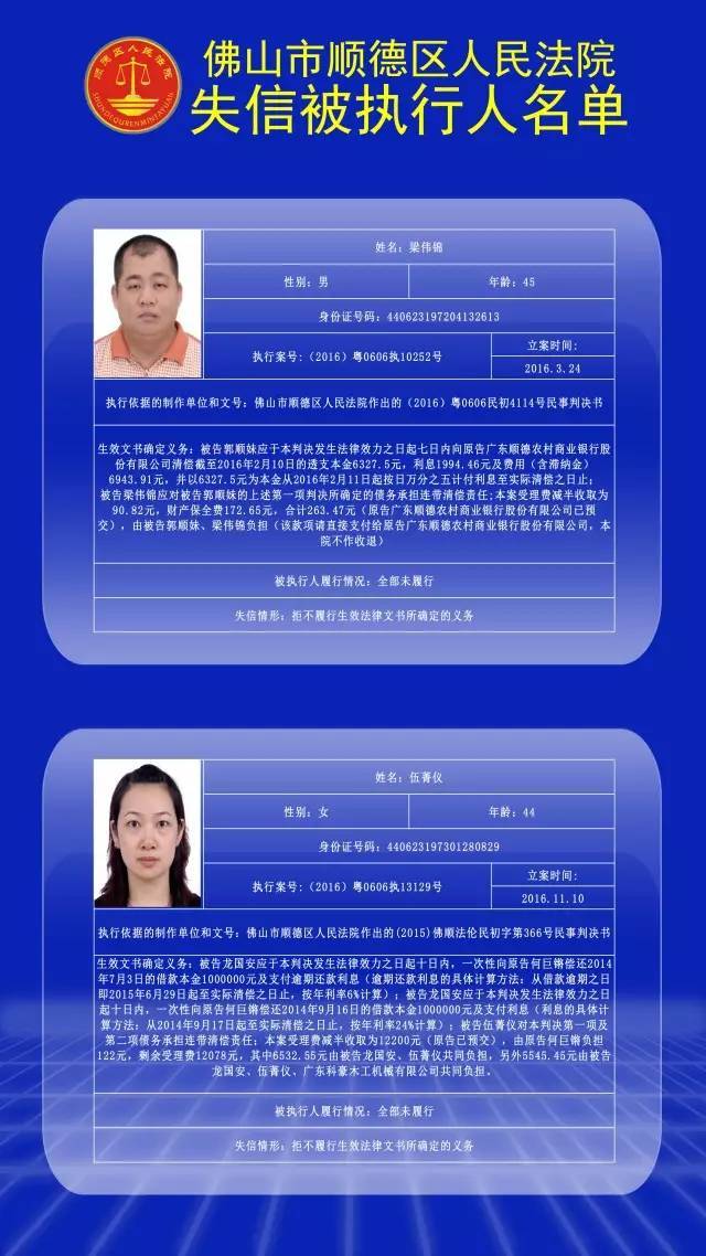 禅城法院悬赏27万，请你举报这几个人！还有这些人也被曝光了！