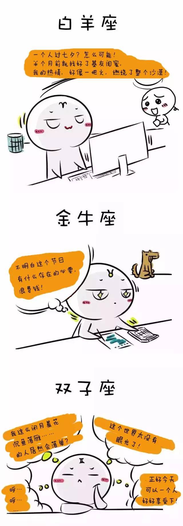 十二星座一个人怎么过七夕？