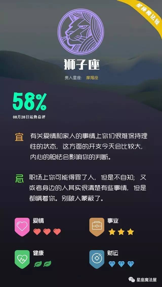 08.28星座运势 | 七夕快乐！摩羯、处女有望脱单~