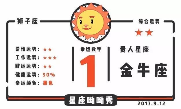 9月12日星座运势 | 摩羯爱情甜蜜，狮子财运平稳