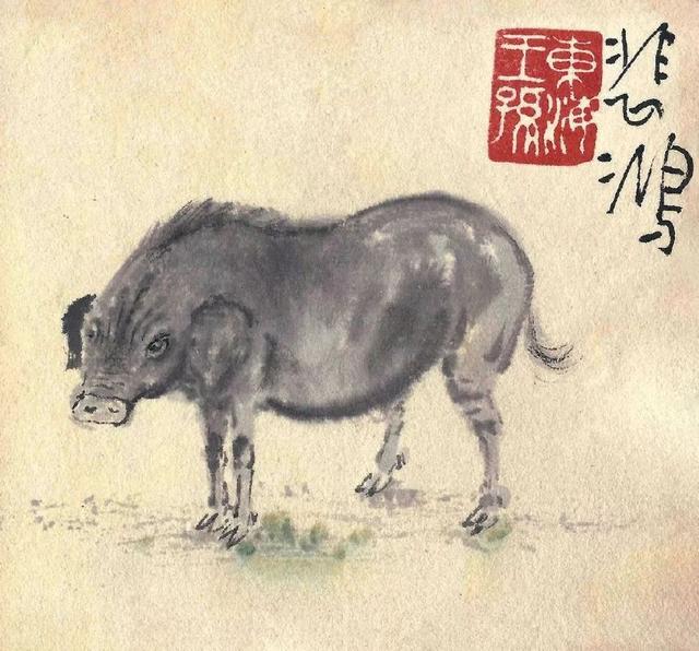 大师画小画儿，徐悲鸿笔下的十二生肖