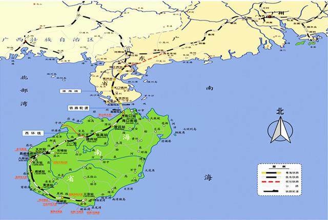 中国第一条跨海铁路：350千米耗资48亿，被誉“海南生命线”