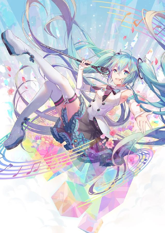 10张让你一眼就爱上的初音未来，第1张初音就如同流年般闪耀