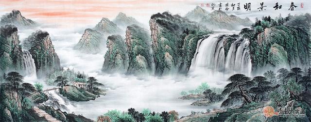 家中挂什么画风水好？懂风水的家庭都爱挂这六大山水画！