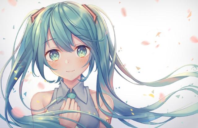 10张让你一眼就爱上的初音未来，第1张初音就如同流年般闪耀