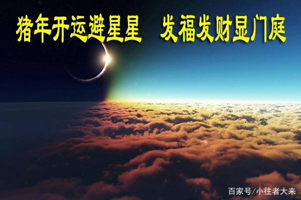 猪年开运避星星，发福发财显门庭