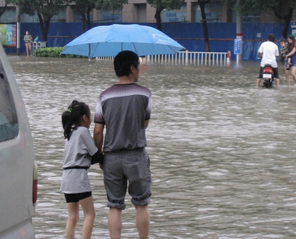 梦见大水冲家