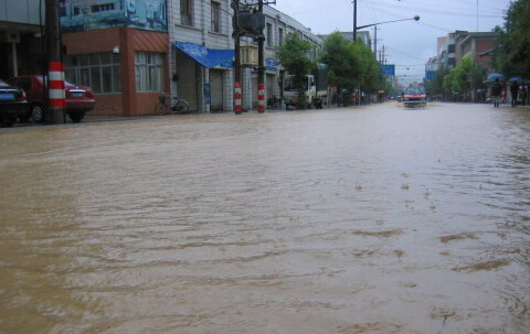 梦见在大水中