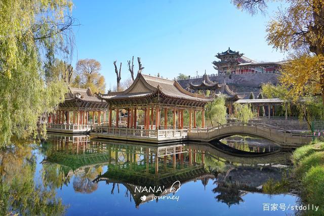 古人根据风水在甘肃永昌建造了一个湿地公园，每个景点都免费