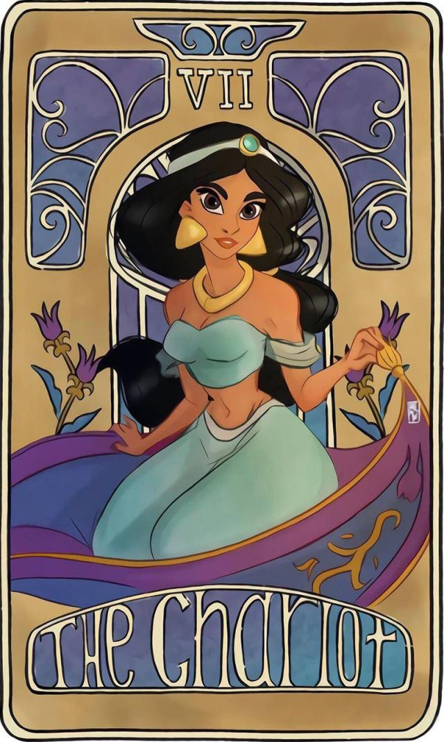 当迪士尼公主变塔罗牌，梅莉达是弓兵阶职，仙度瑞拉双重人格法师