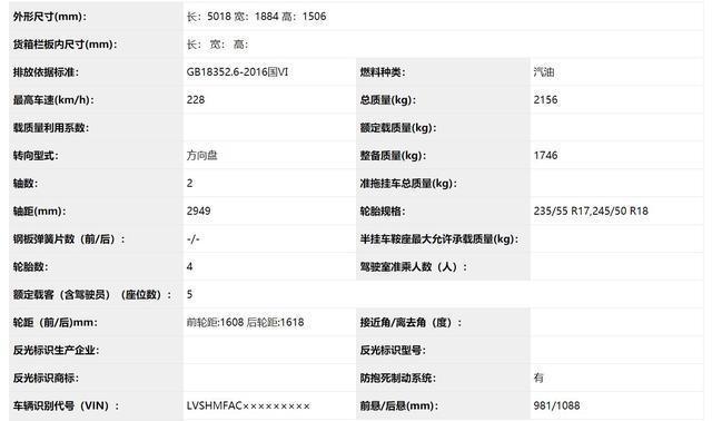 最大功率回升至248马力，新款福特金牛座国六高功率版亮相工信部