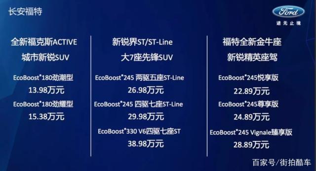 22.89万元起，新福特金牛座豪华感再提升